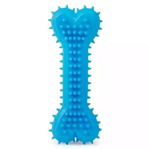 Dog Chew Toy - Durable Dog Toys for Chewers - Teeth Cleaning - 1 Blue Bone